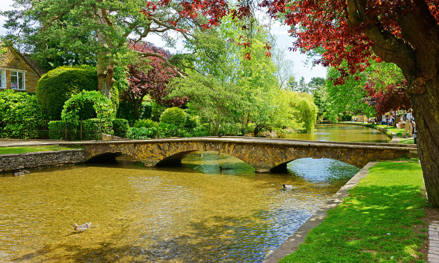 Cotswolds scenic countryside view on day trip from London