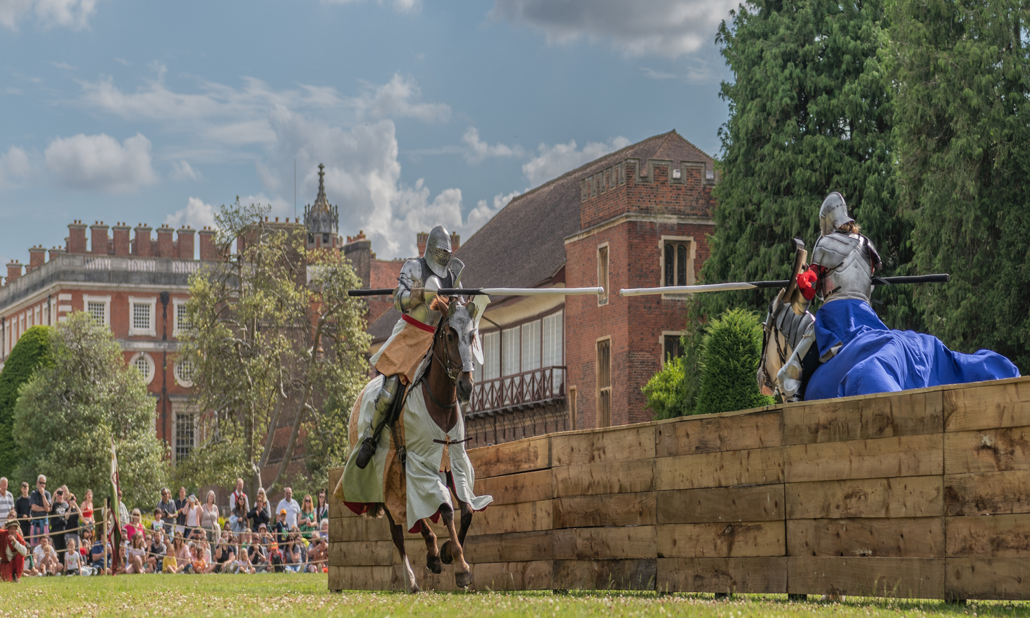 Hampton Court Palace gardens and the world's oldest surviving maze
