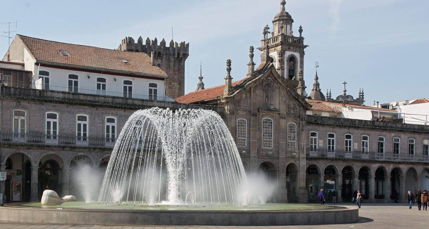 Braga Bom Jesus do Monte Sanctuary historic center Portugal