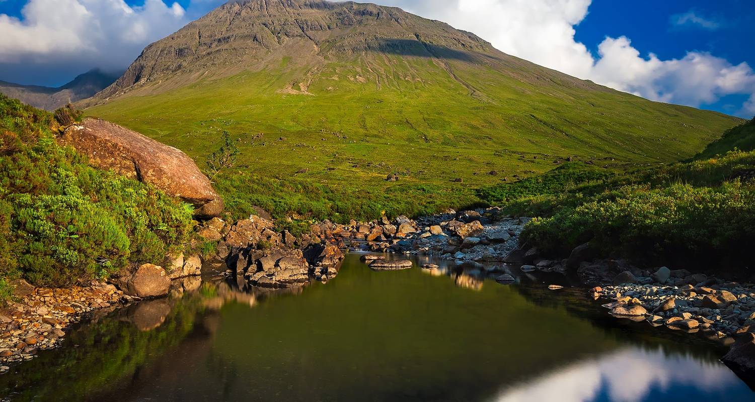 Glencoe dramatic valley steep cliffs Scottish Highlands Scotland