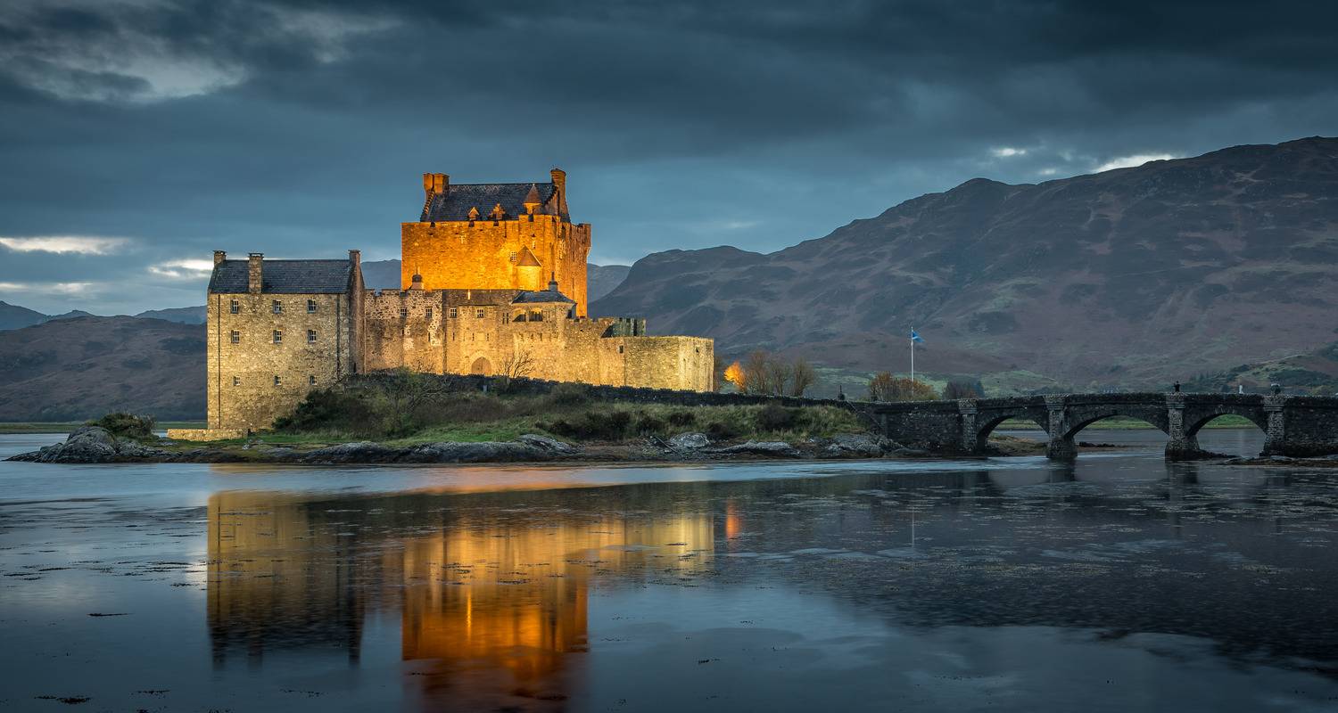 Eilean Donan Castle Loch Duich Scottish Highlands Scotland