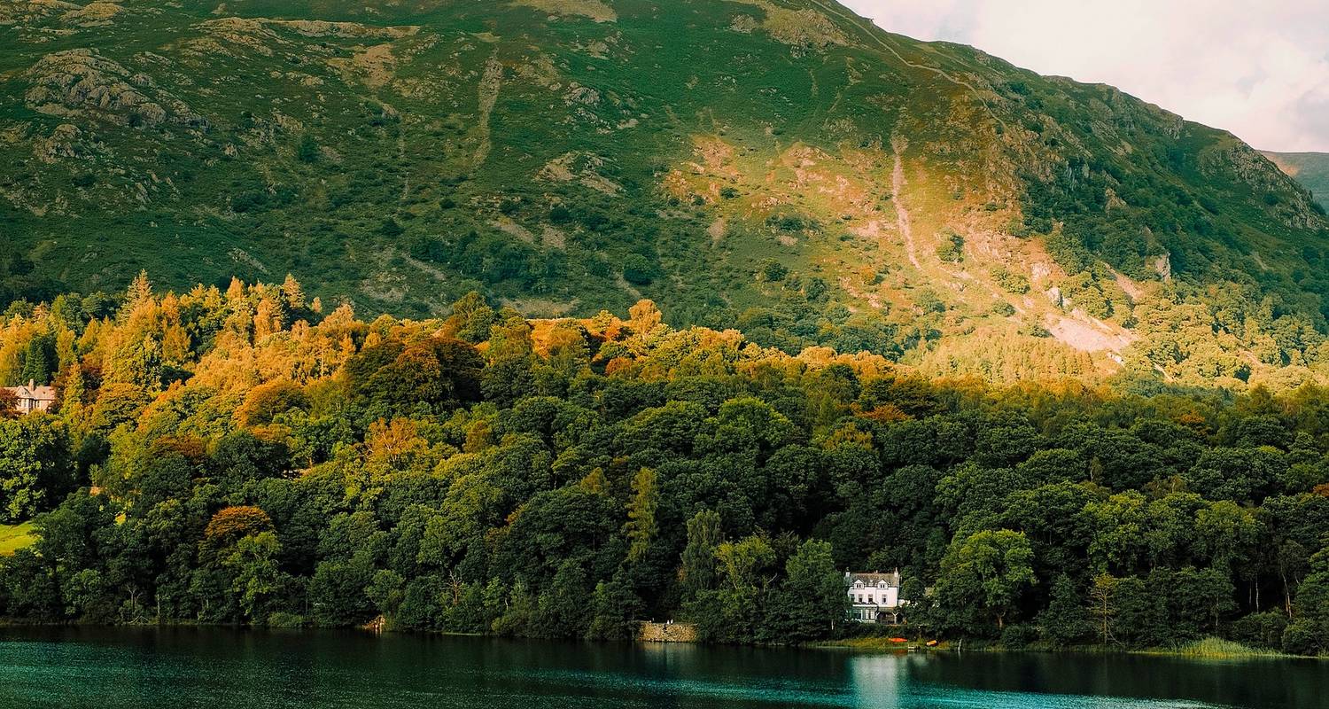 Buttermere valley and fells Lake District England