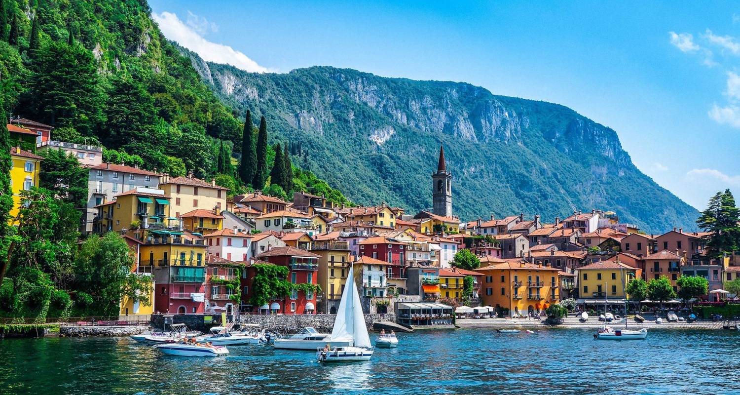 Sirmione fortified village peninsula Lake Garda