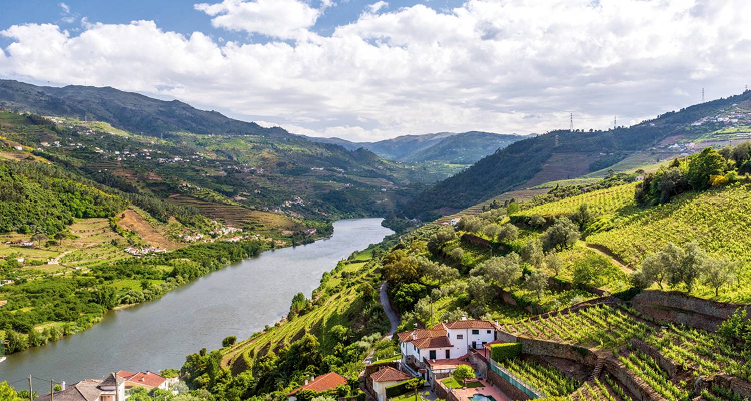 Douro Valley terraced vineyards UNESCO wine region Portugal
