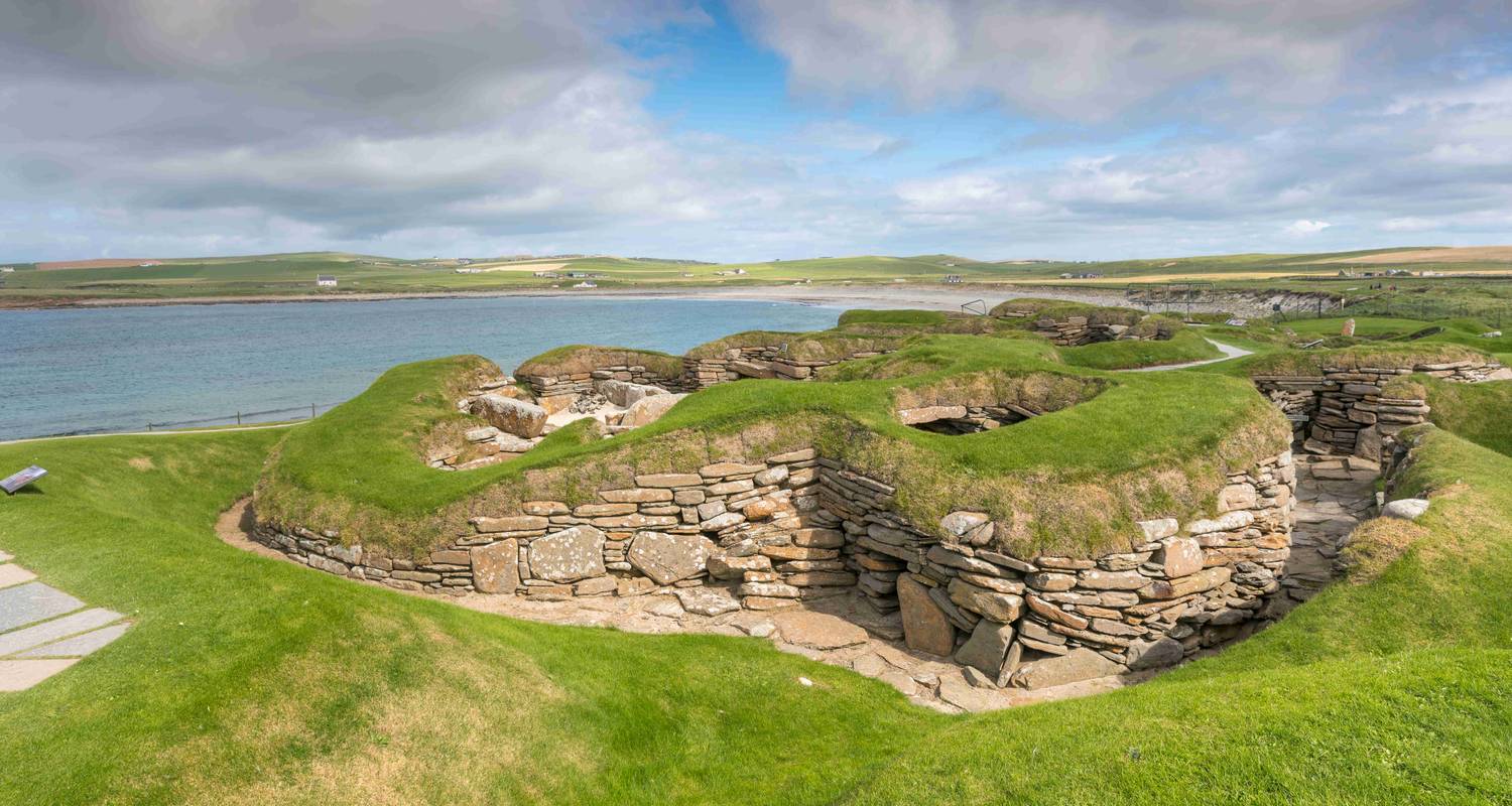 Skara Brae prehistoric village UNESCO World Heritage Orkney Scotland