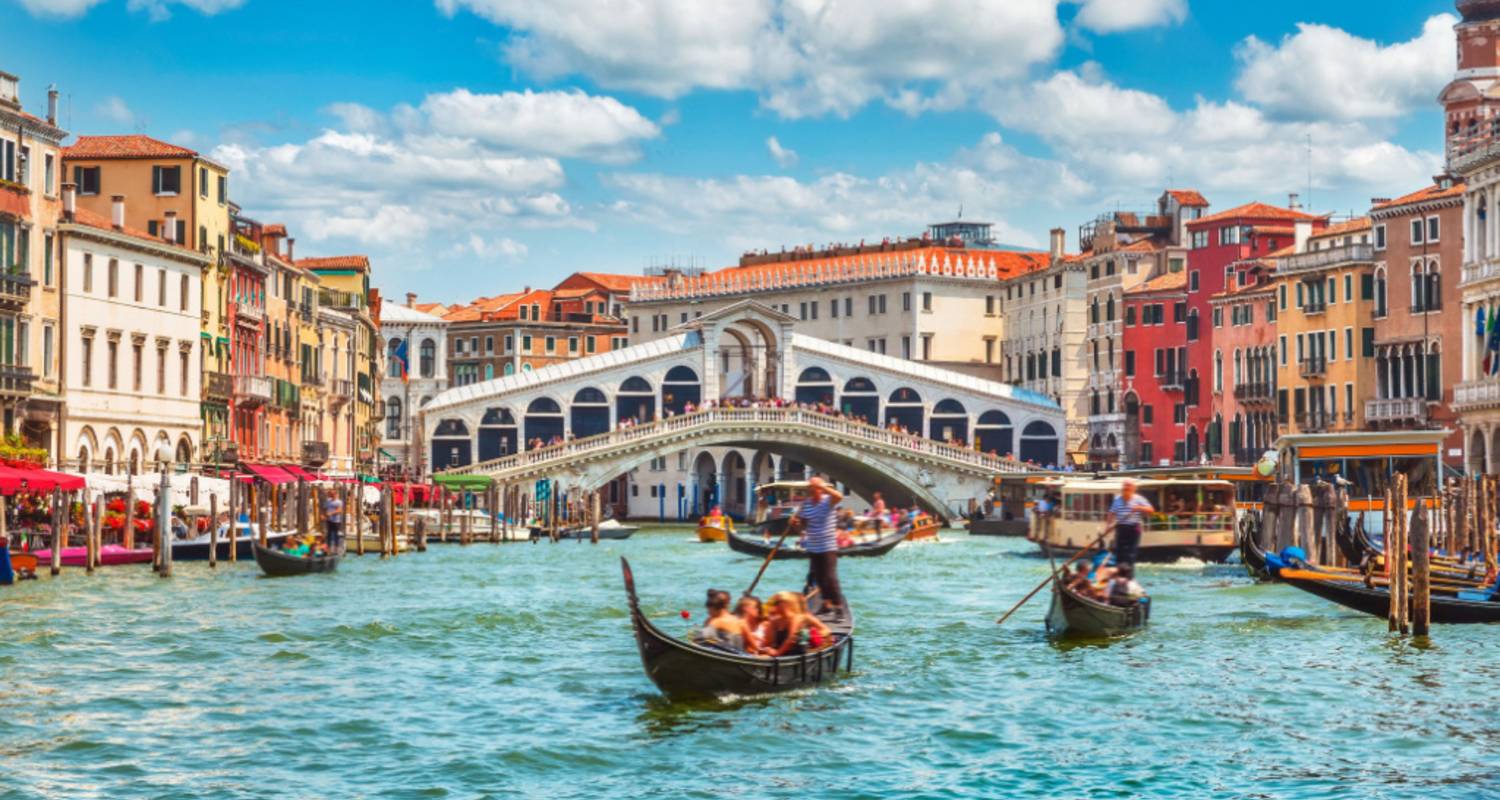 Venice canals St Mark's Square Basilica Rialto Bridge Italy