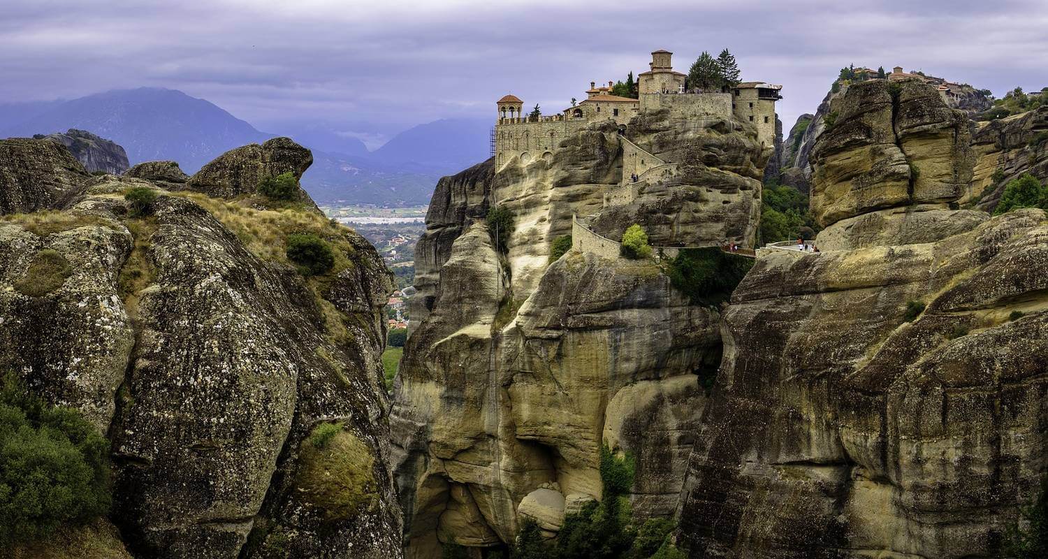 Meteora monasteries majestic rocks UNESCO World Heritage Site Greece